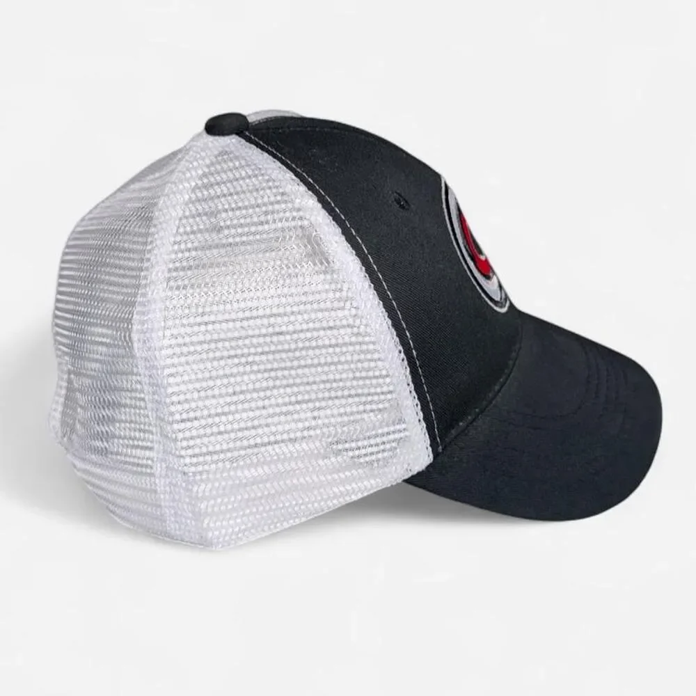 Cincinnati Cyclones Hockey Black and White Mesh Snapback Hat, NWOT
